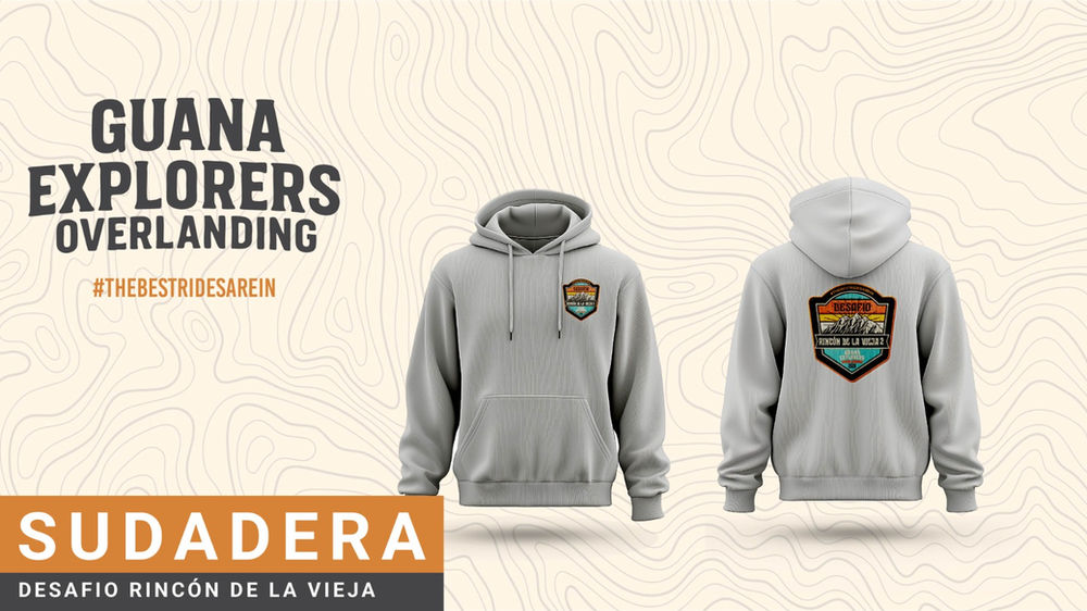 Sudadera Guana Explorers – Edición Desafío Rincón de la Vieja 2