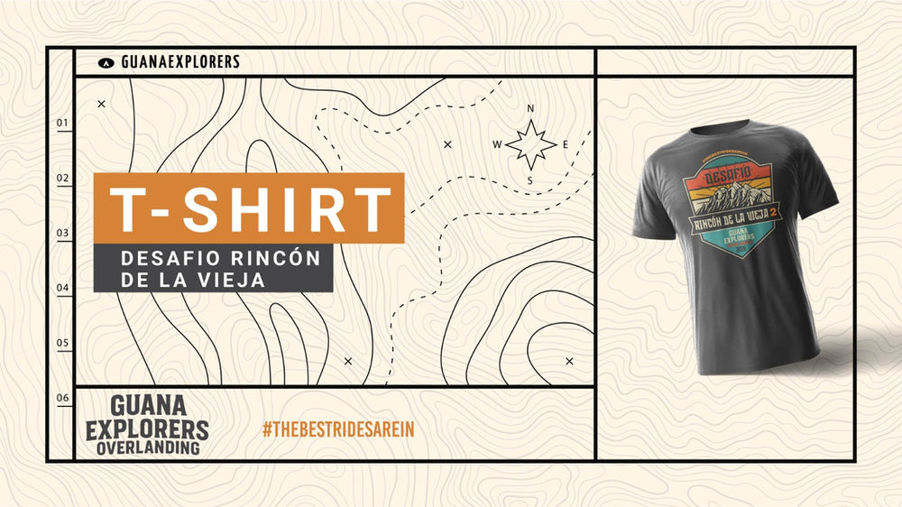 T-Shirt Guana Explorers Overlanding — Colección Desafío Rincón de la Vieja