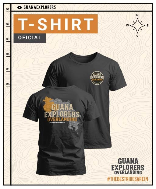 Camiseta Negra Oficial Guana Explorers – Mapa de Costa Rica