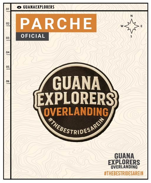 Parche Emblema Oficial Guana Explorers Overlanding