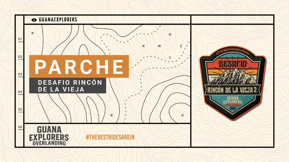 Parche Desafío Rincón de la Vieja — Guana Explorers Overlanding