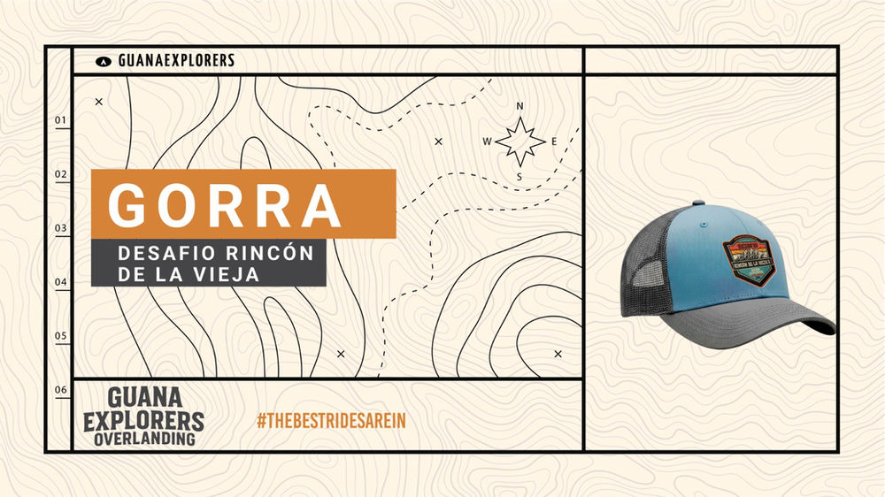Gorra Guana Explorers Overlanding — Colección Desafío Rincón de la Vieja