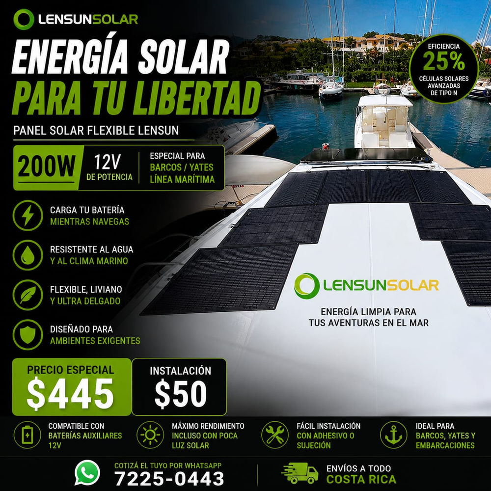 Panel Solar Flexible 200W