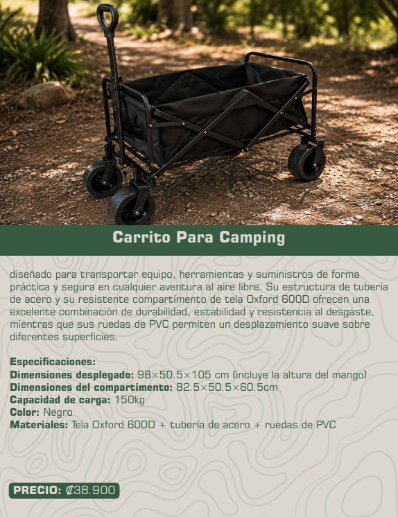 Carrito Para Camping